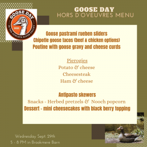 Goose Day Happy Hour